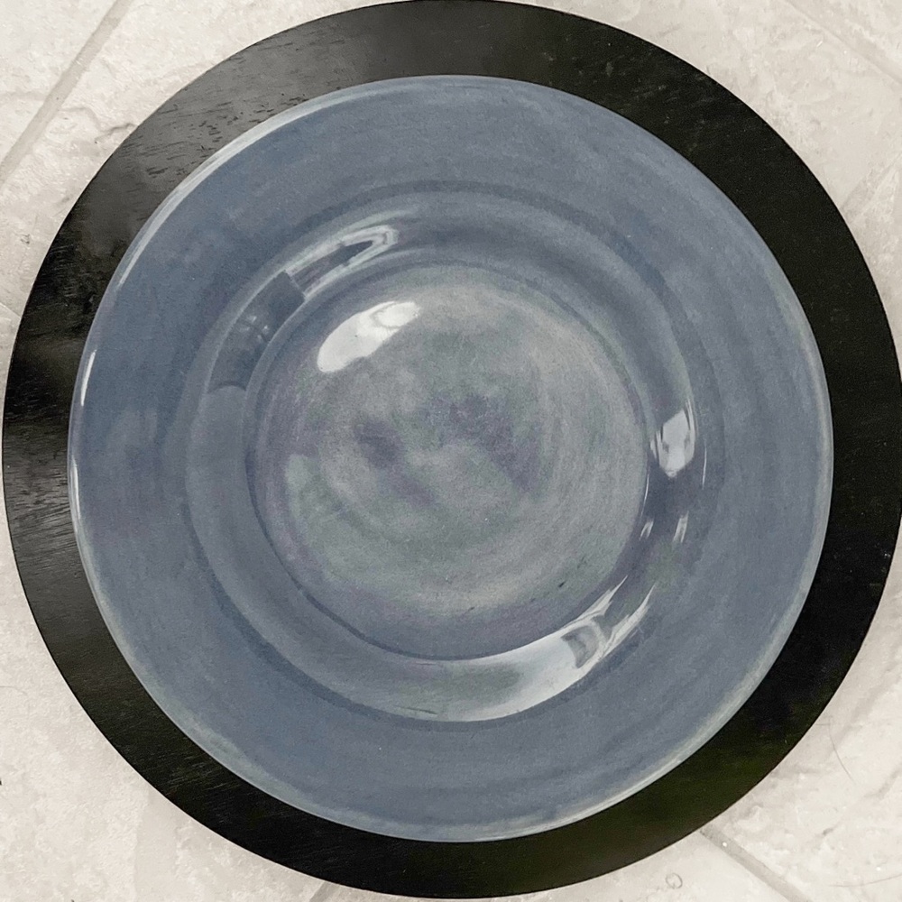 Pottery Barn Sausalito Plate, Slate 12-3/8”